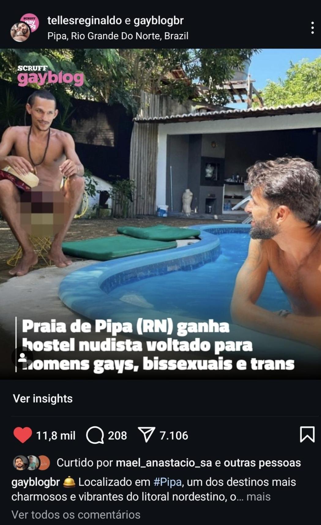 Pelados Beach Hostel Praia de Pipa Dış mekan fotoğraf